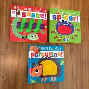 Never Touch A. . . Board Books - Set of 3